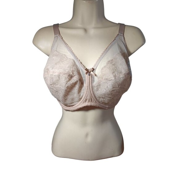 Wacoal Underwire Bra 34G Beige Nude Adjustable Straps Model 855186 - Picture 6 of 12
